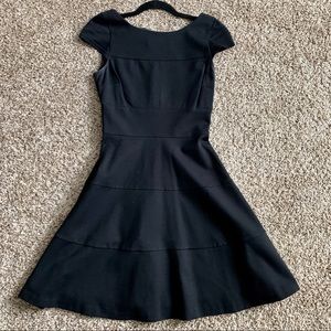 Banana republic A line black dress